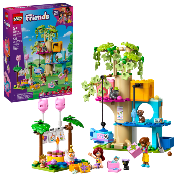 LEGO 42666 La fête d’anniversaire et l’arbre à chats — visuel 2 sur 8