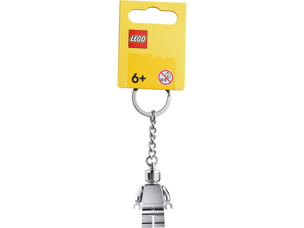 Silver Minifigure Key Chain - Image 3