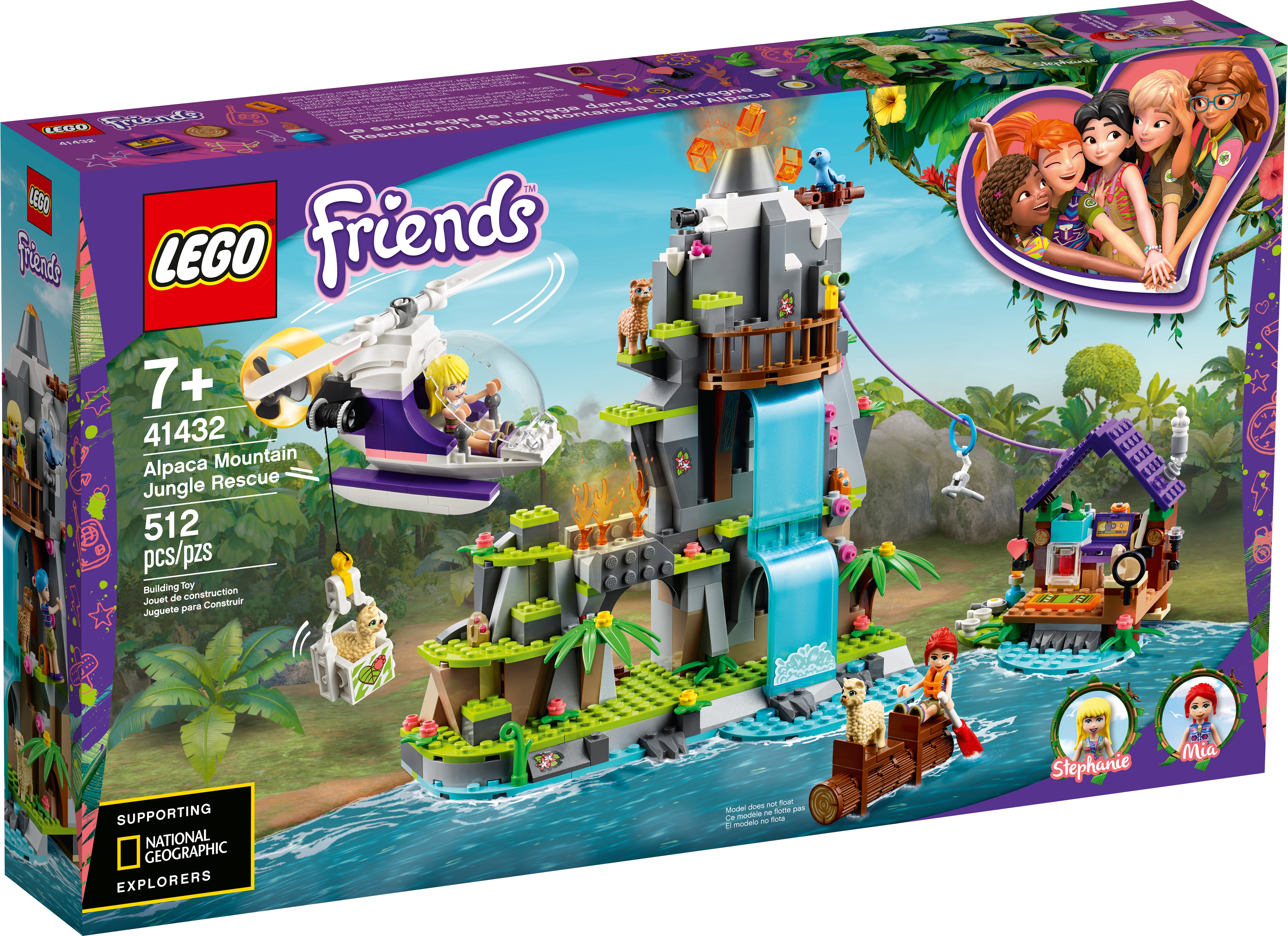 lego friends jungle rescue sets