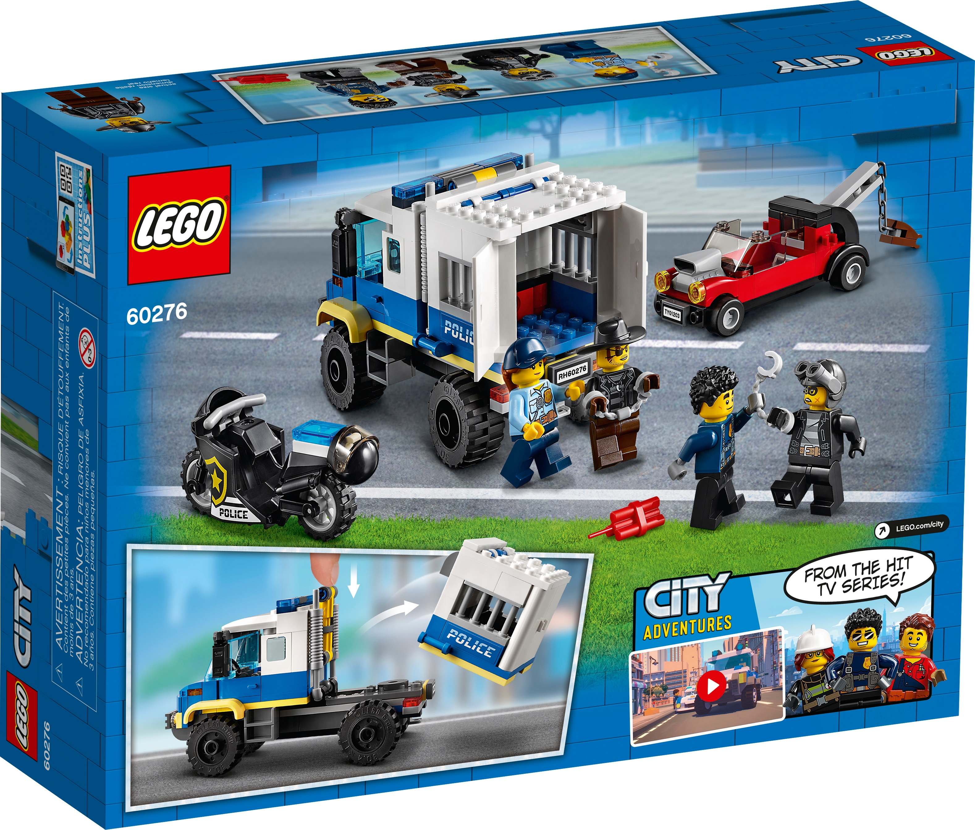 Set di Espansione Stazione della Polizia LEGO City Police Trasporto dei Prigionieri della Polizia 60276 