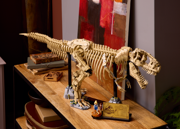 リアルなT-レックスの骨格標本が出来上がるまで |レゴ®ショップ
