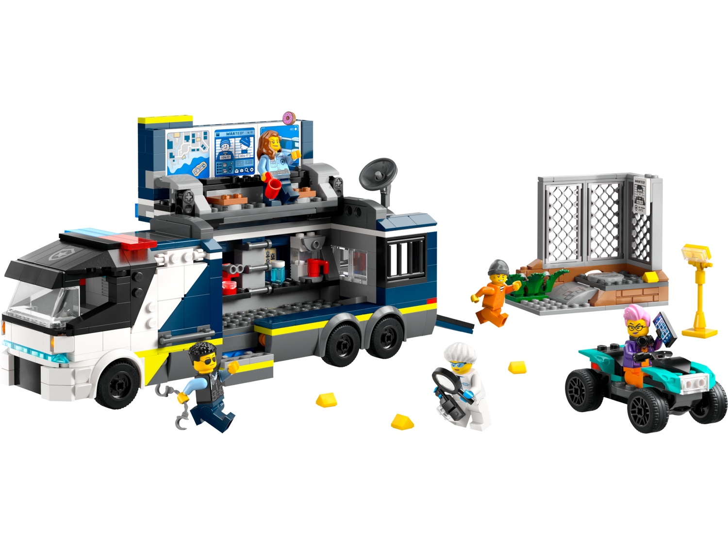 Camion laboratorio mobile della polizia