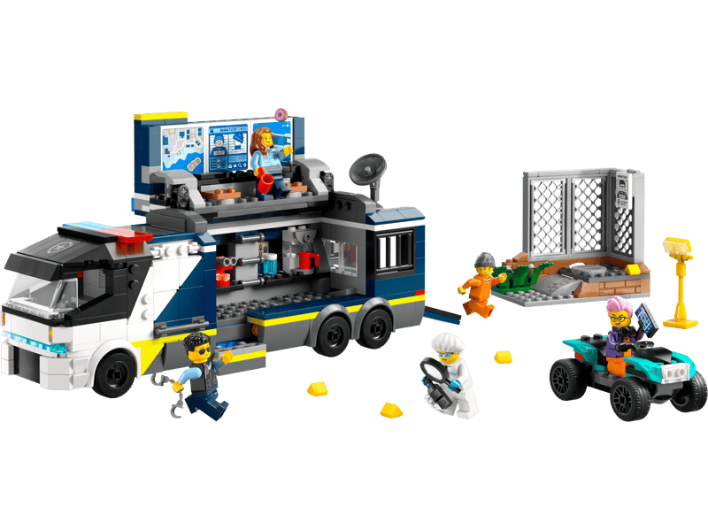 Camion laboratorio mobile della polizia — set LEGO 60418