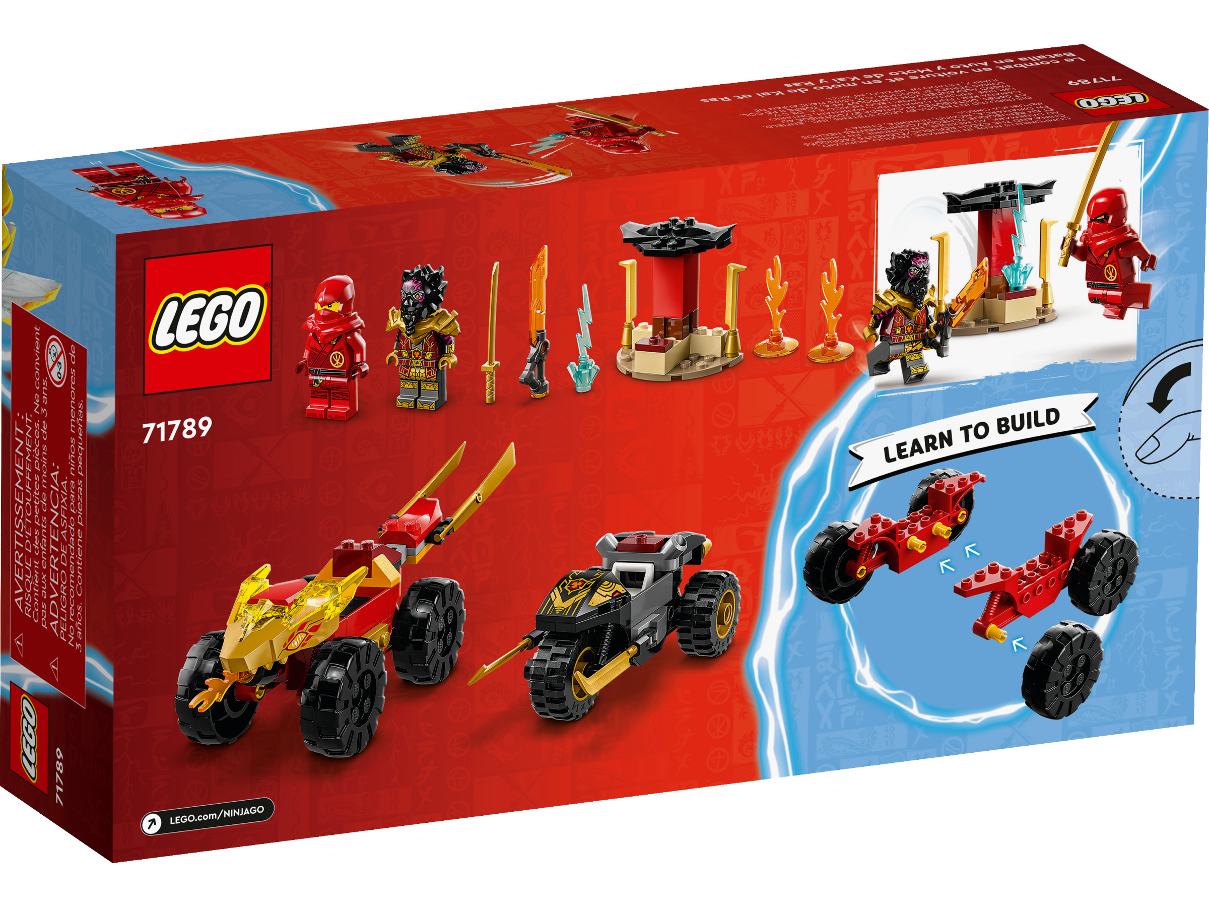 Kai and Ras's Car and Bike Battle 71789, NINJAGO®