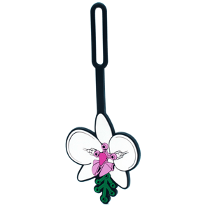 Étiquette de sac Orchidée