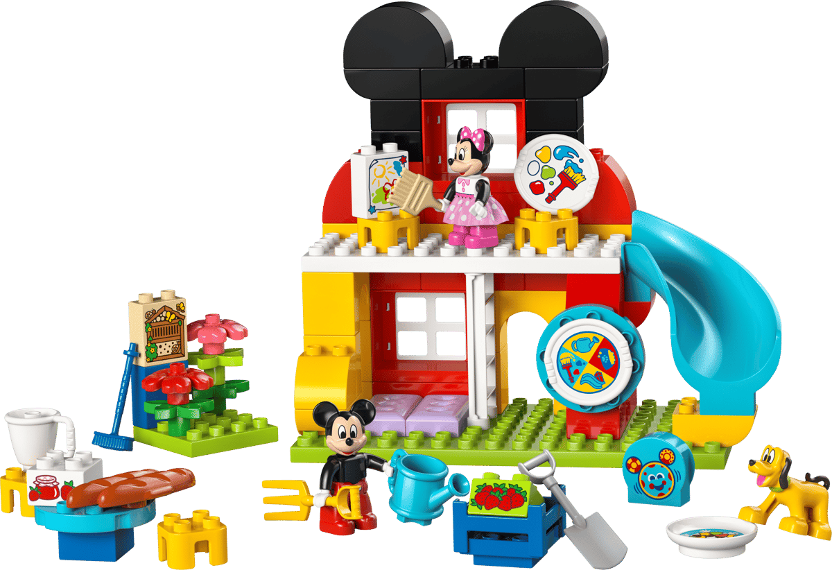 La maison de Mickey Mouse avec Minnie et Pluto — Vue principale