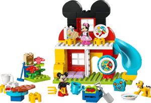 La maison de Mickey Mouse avec Minnie et Pluto
