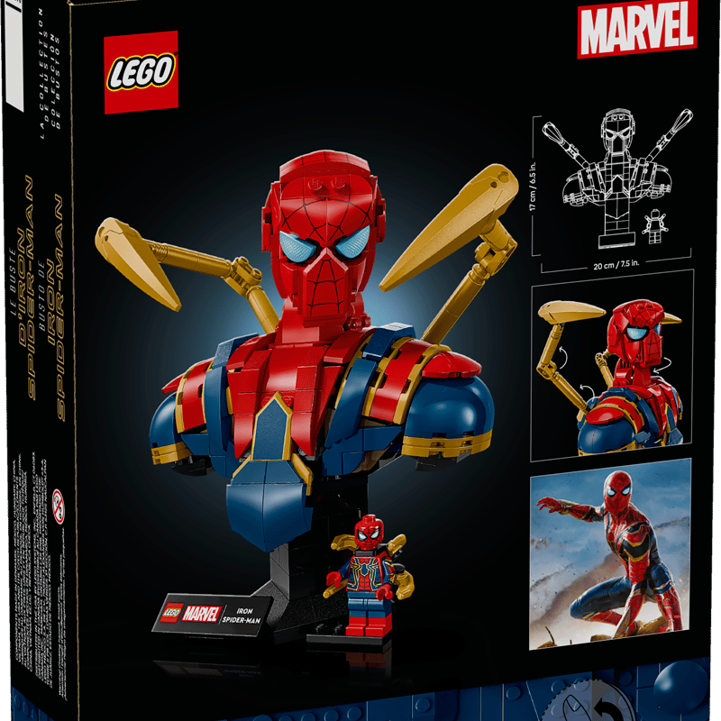 アイアン・スパイダーマン バスト 76326 | マーベル |レゴ®ストア公式 アイアン・スパイダーマン バスト 76326 | マーベル |レゴ®ストア公式