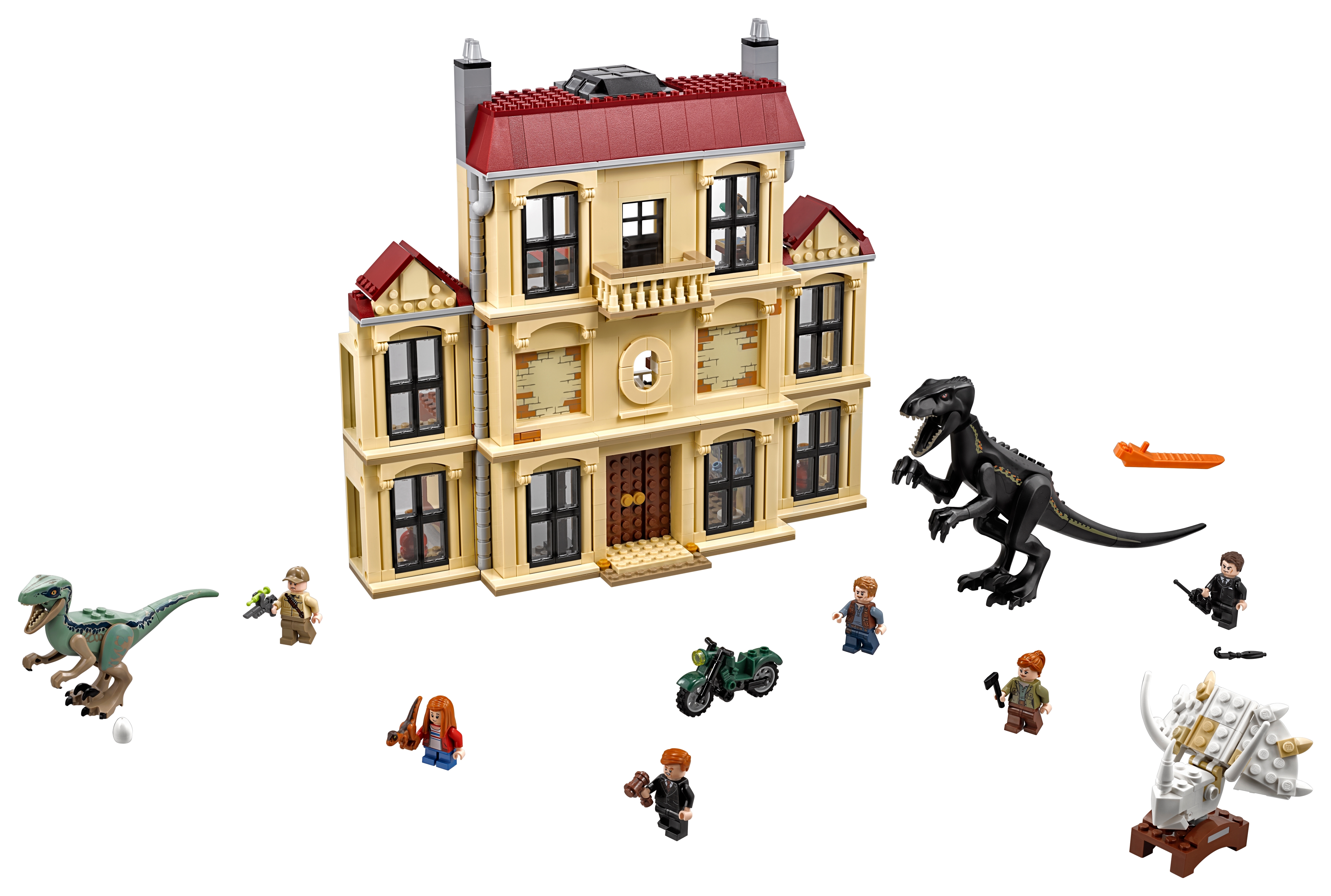 75930 Jurassic World Indoraptor** Lego Bauanleitung und Sticker D-45, S-4
