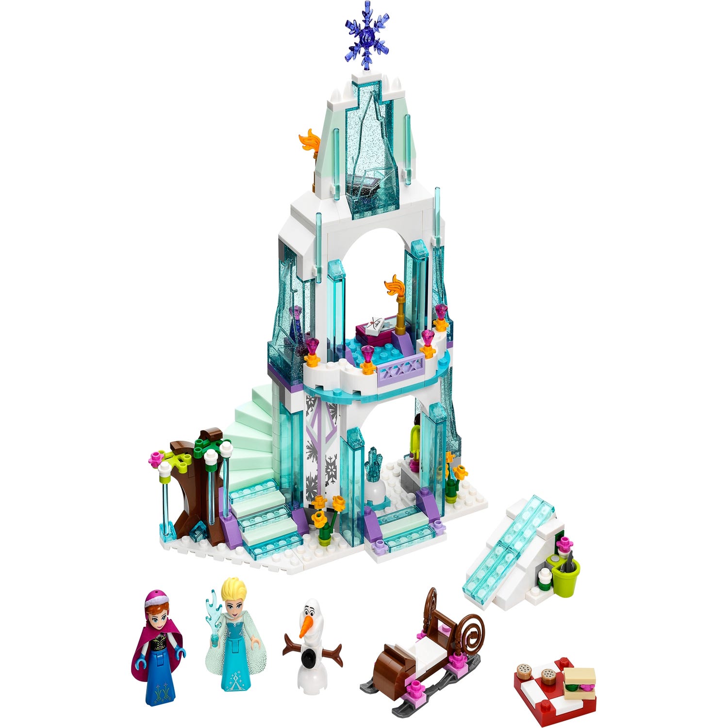 udskille Sport Uovertruffen Elsas glitrende isslot 41062 | Disney™ | Officiel LEGO® Shop DK