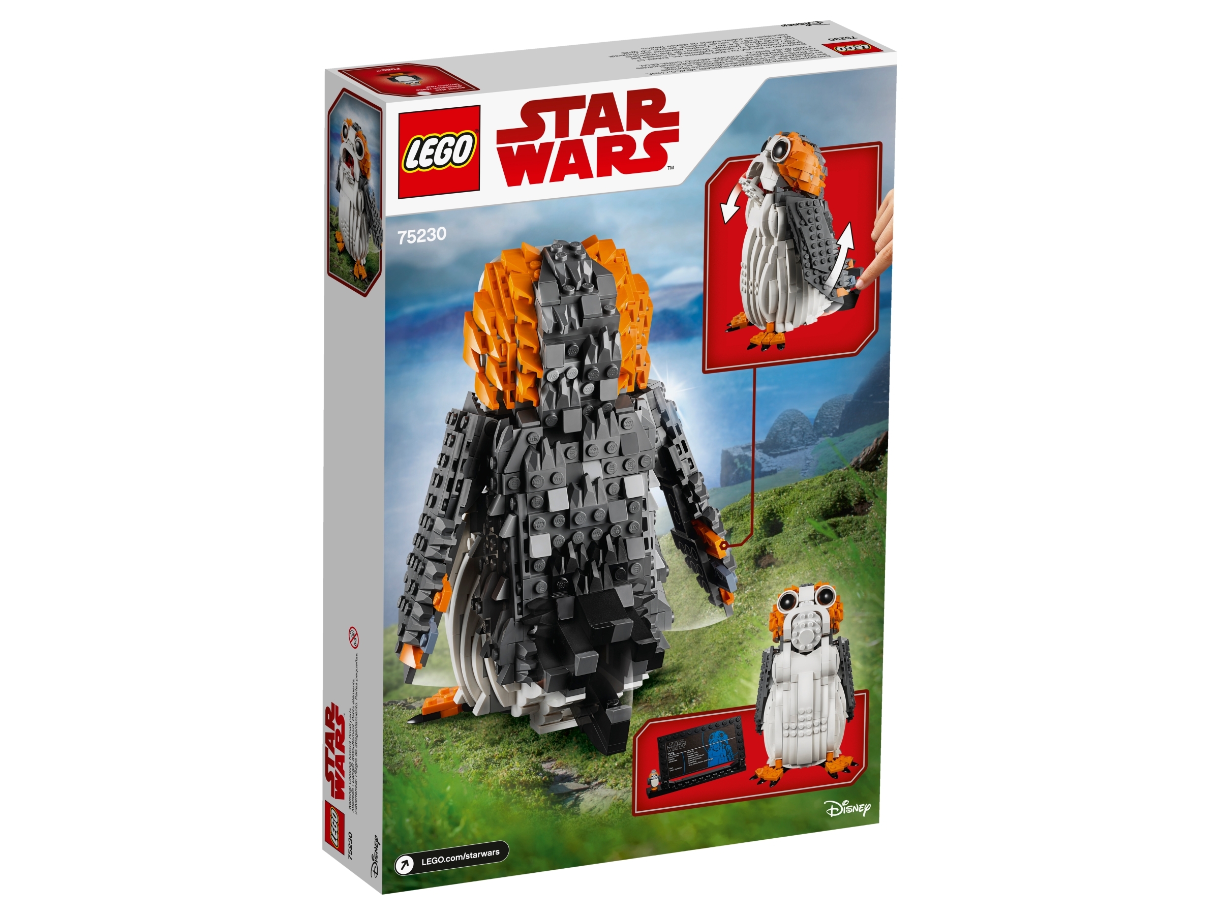 Lego Figurine Minifig Star Wars animal oiseau bird Porg Porg02 75200 75230 NEW 