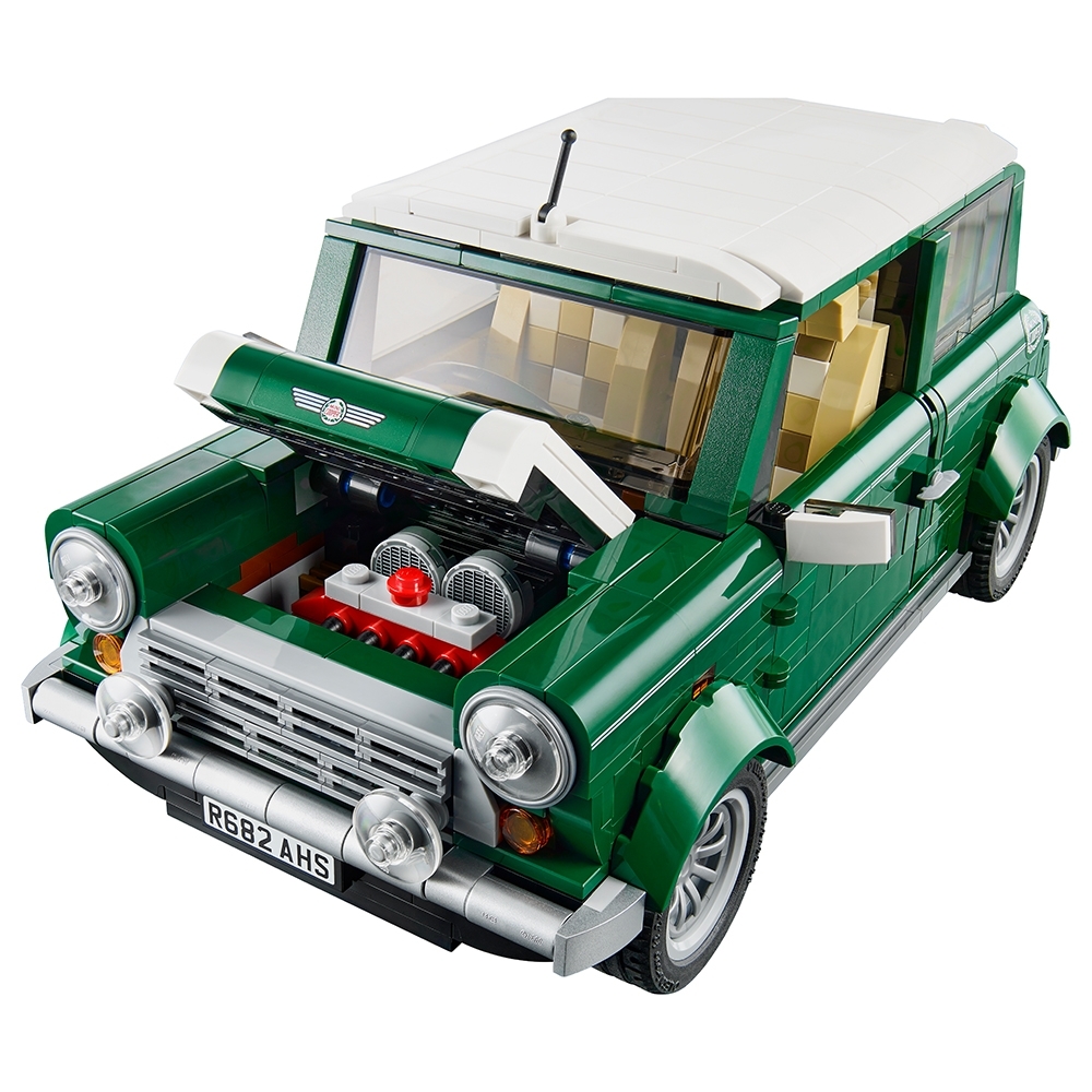 MINI COOPER acrilico vetrina con sabbia interna per il modello LEGO 10242 
