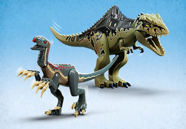 NEW LEGO JURASSIC WORLD DOMINION DINOSAURS! Giganotosaurus Therizinosaurus  Pyroraptor Atrociraptor 