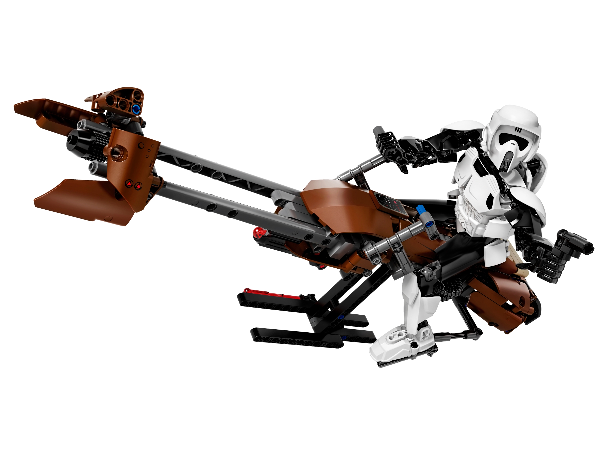 STAR WARS STORM TROOPER & HOVER BIKE Buildable Figure fits lego BIONICLE 