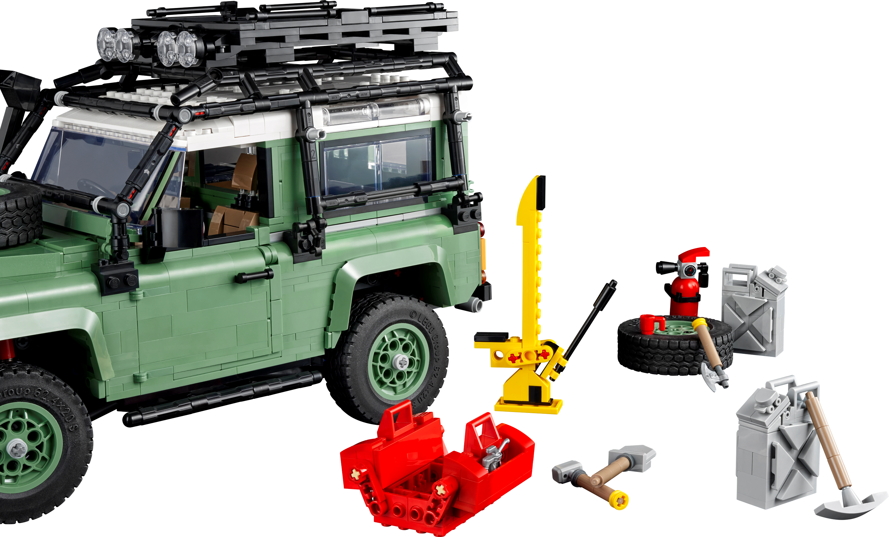 Havbrasme spin Dele Land Rover Classic Defender 90 10317 | LEGO® Icons | Buy online at the  Official LEGO® Shop US