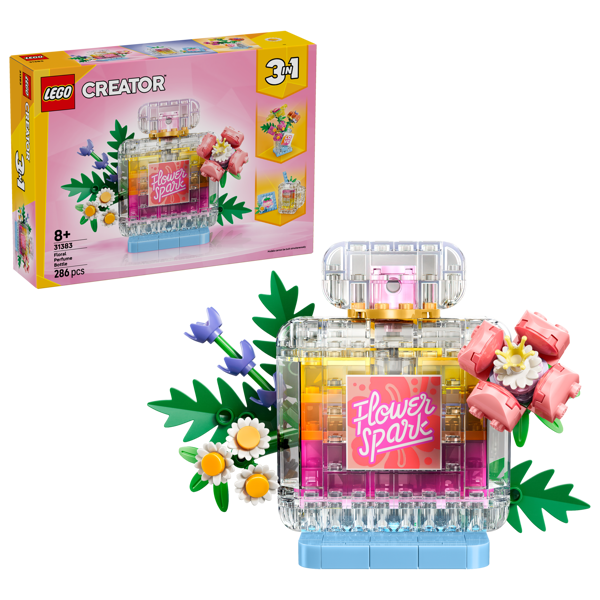 Floral Decor Perfume Bottle - Image 3