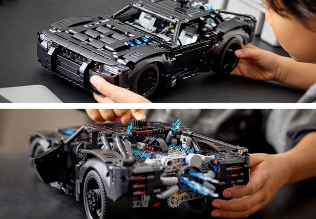 LEGO Technic THE BATMAN – BATMOBILE 42127 Model Car Building Toy, 2022  Movie Set, Superhero Gifts for Kids and Teen Fans with Light Bricks