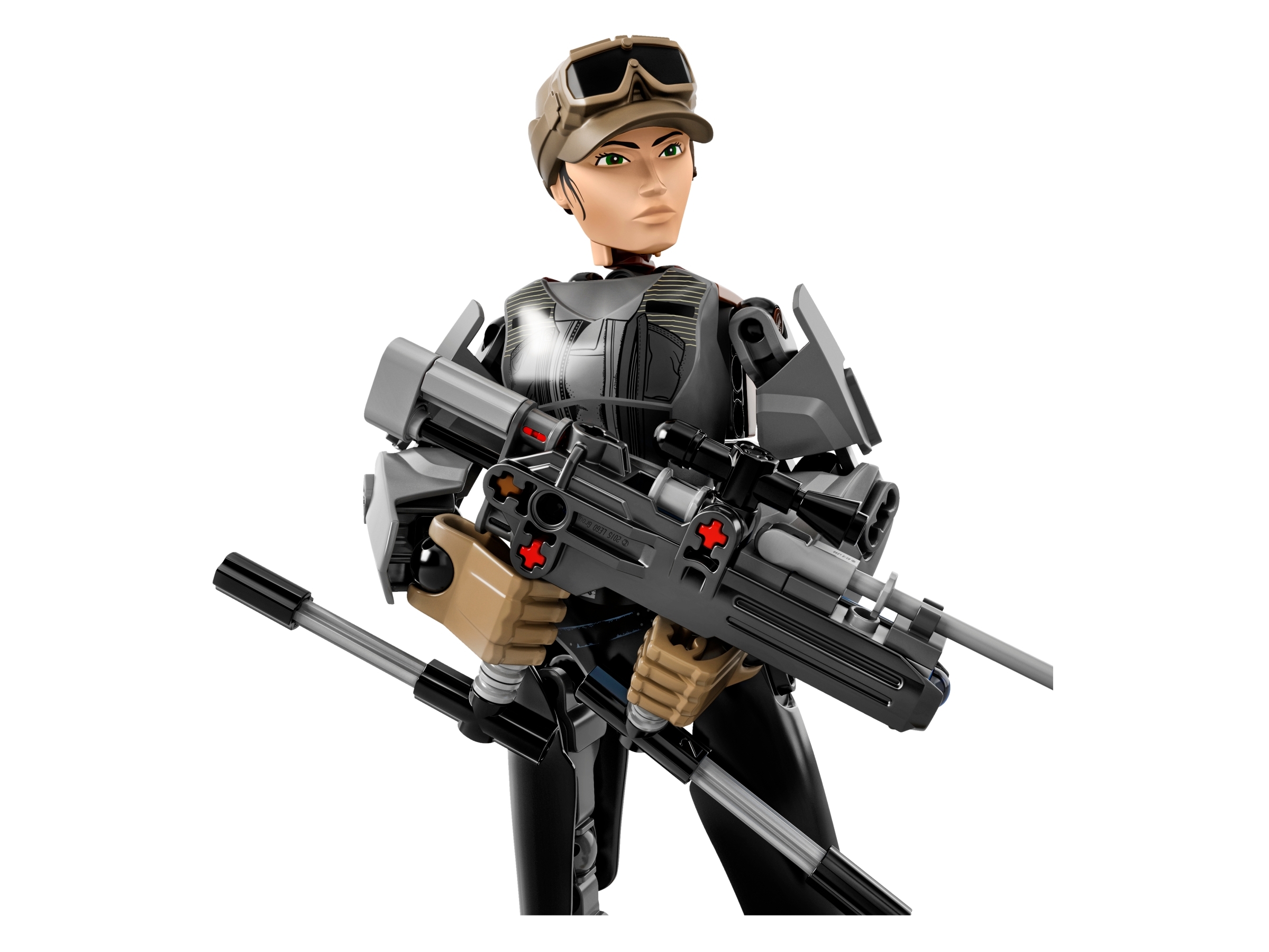 75119 Lego Sergeant Jyn Erso Star Wars Rogue One Figure Combined Shipping! 