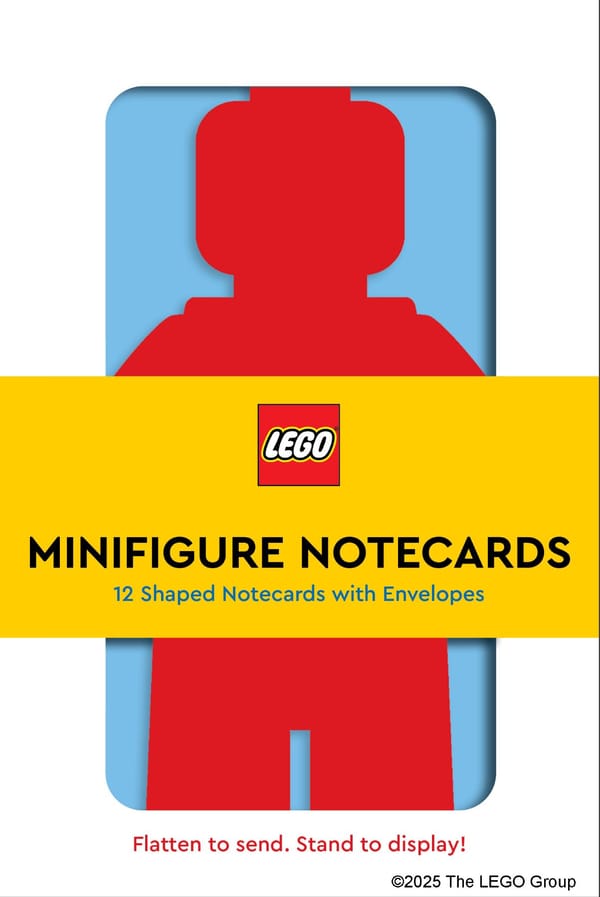 Minifigure Notecards: 12 Shaped Notecards with Envelopes - Image 1