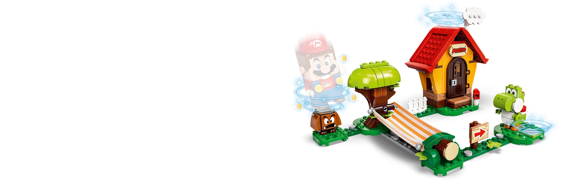 LEGO 71367 Super Mario Mario's House & Yoshi Expansion Set 205 Pieces NIB 