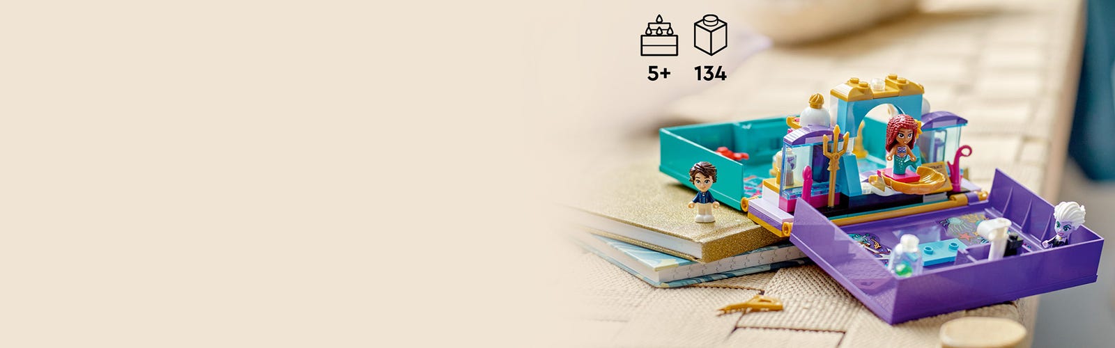 LEGO 43213 Le livre d'histoire : La petite sirène