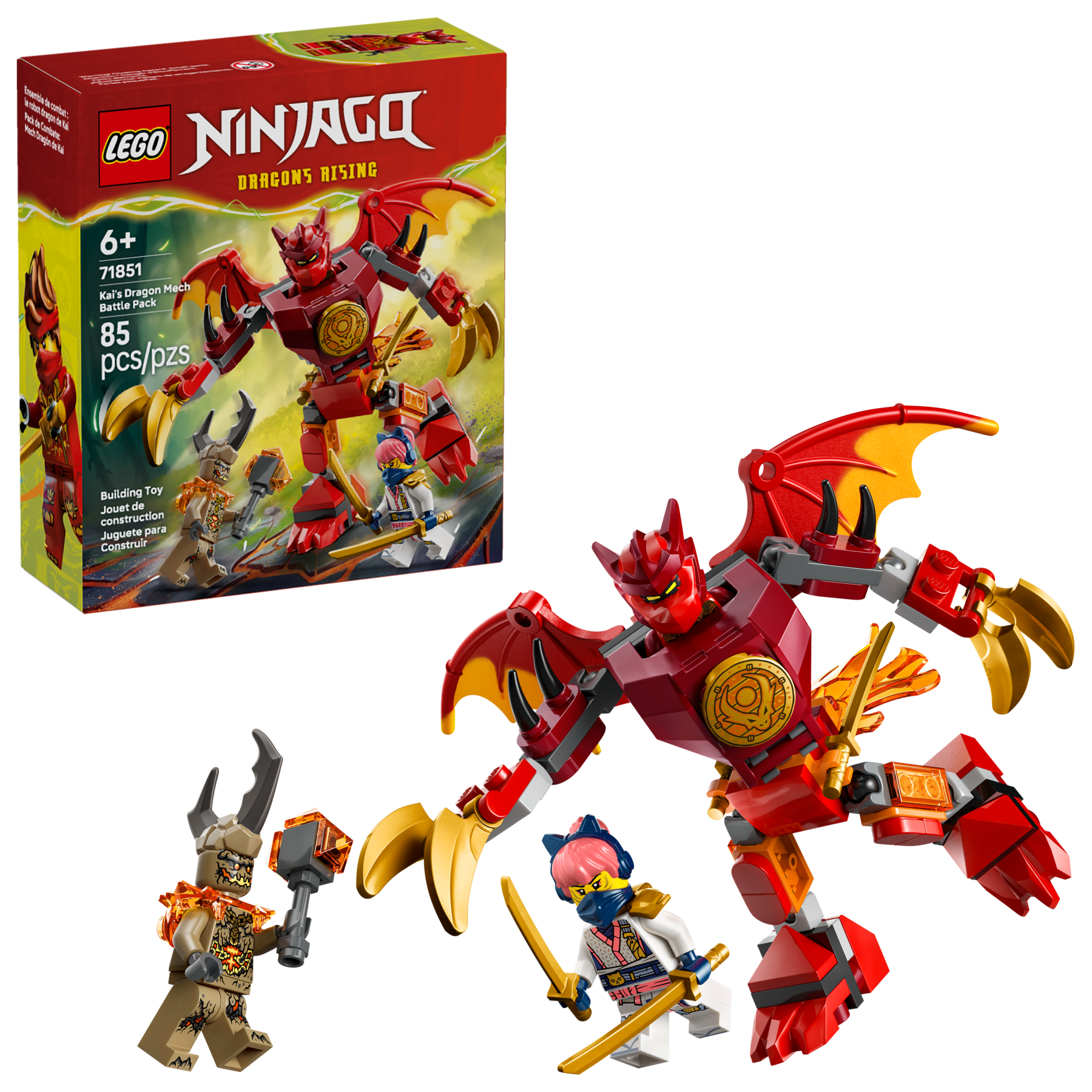 紅ページ Kai's Dragon Mech Battle Pack 71851 | NINJAGO® | Buy online at the