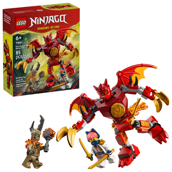 LEGO 71851 Pack de combat : le robot dragon de Kai — visuel 2 sur 7