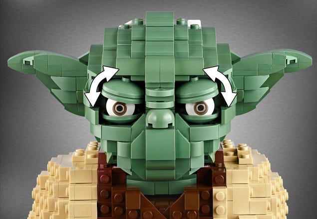 Display case for LEGO® Star Wars™ Yoda™ (75255) — Wicked Brick