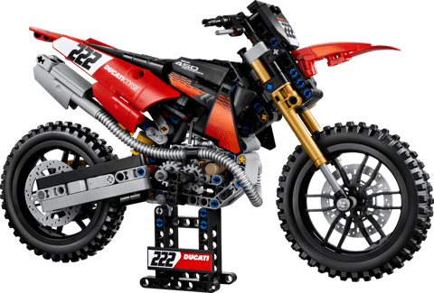 Ducati Desmo450 MX Factory Motorcycle — LEGO set 42238