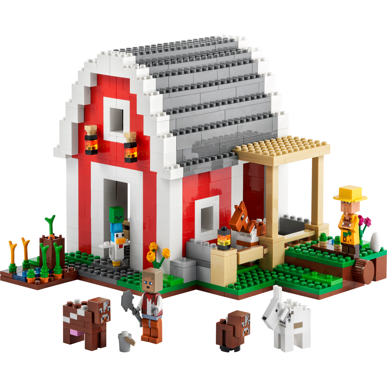 Stirre bestyrelse Frivillig The Red Barn 21187 | Minecraft® | Buy online at the Official LEGO® Shop US