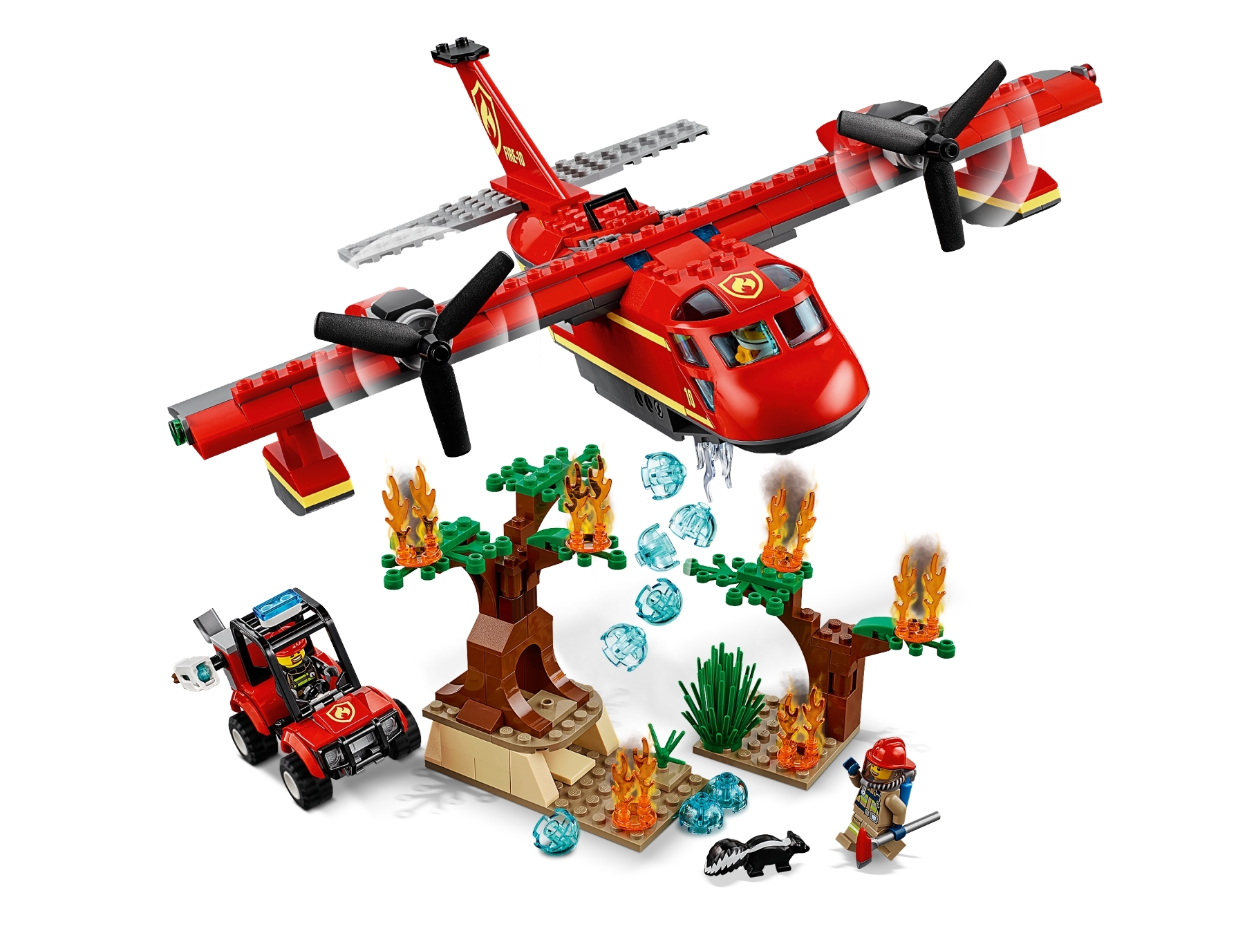 lego city red plane