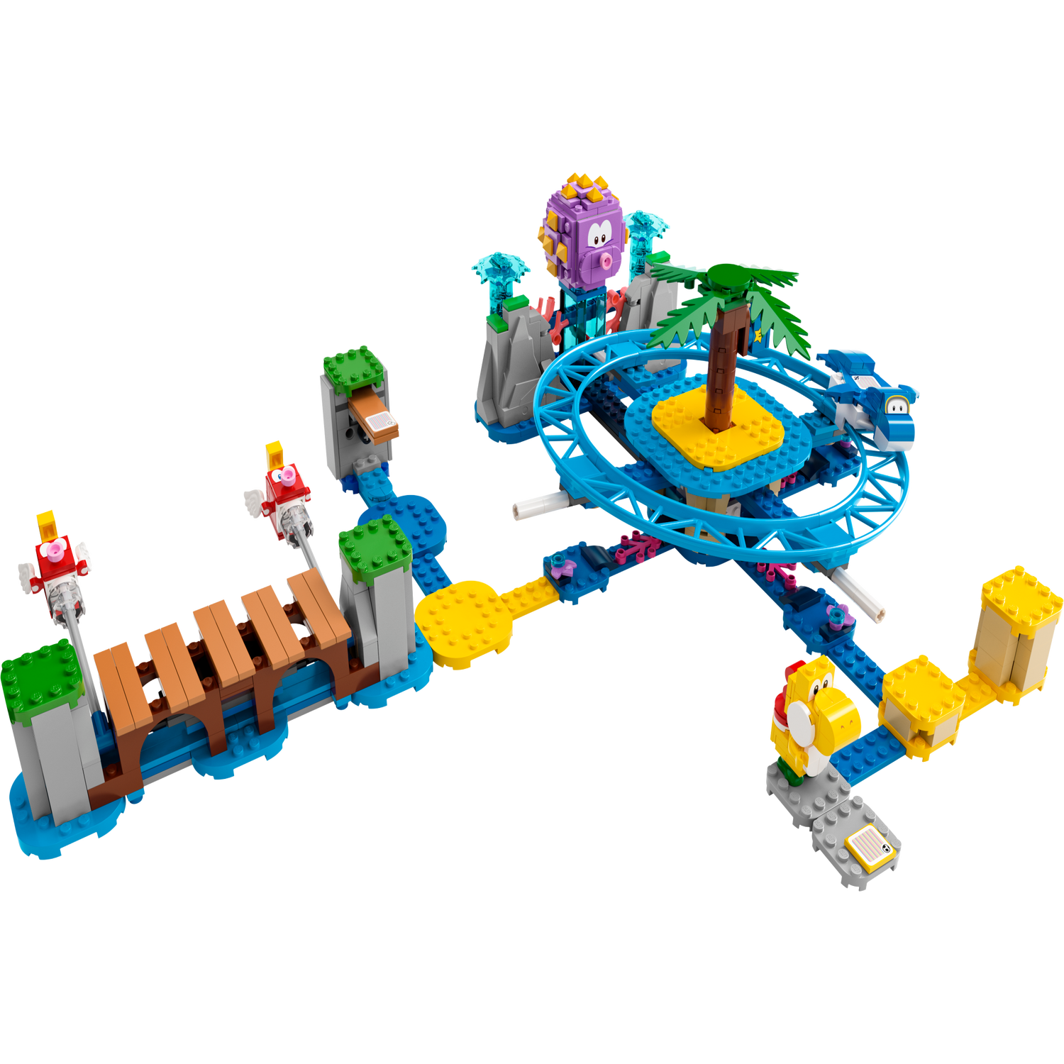 Time for a Hawaiian roller coaster ride! Please support Stitch on LEGO  Ideas. Link in bio. #lego #stitch #ohana #surfing #liloandstitch…