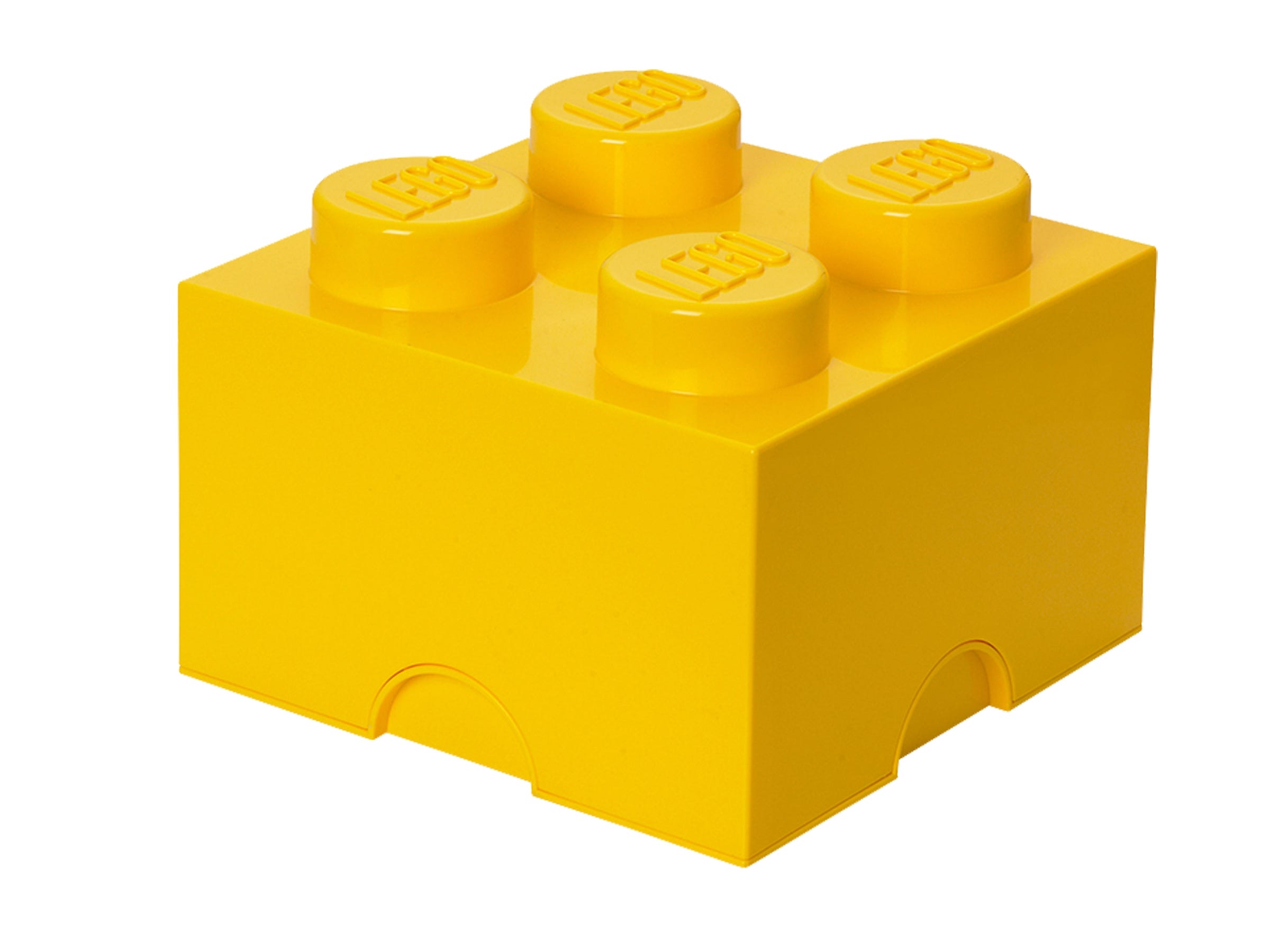 LEGO 4-stud Yellow Storage Brick