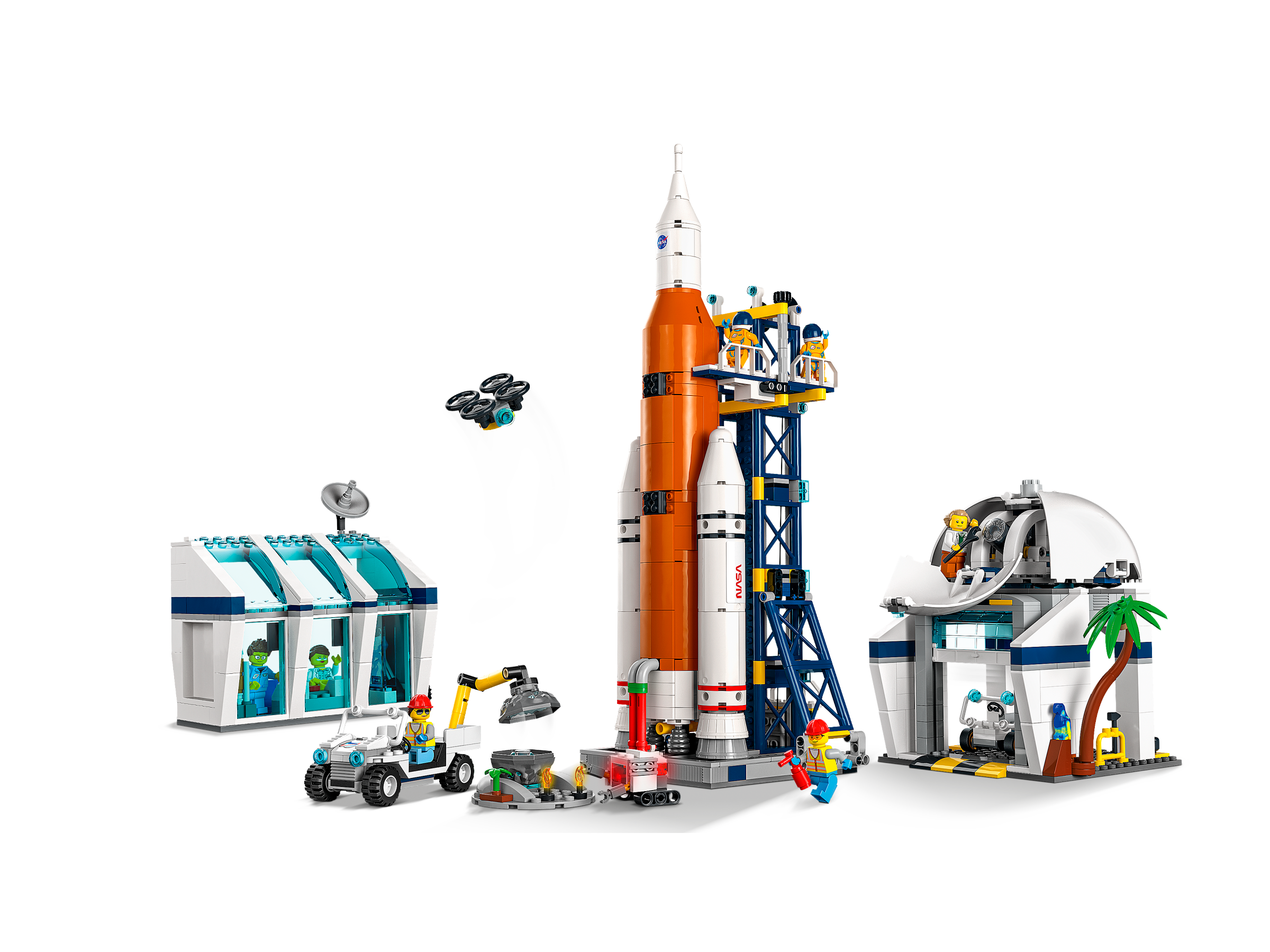 I tried, but couldn't resist buying the Rocket Launch Center so I could do  this : r/lego