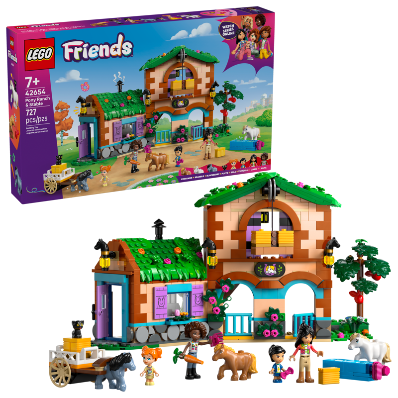 Pony Ranch & Stable 42654 | Friends | Buy online at the Official LEGO® Shop US