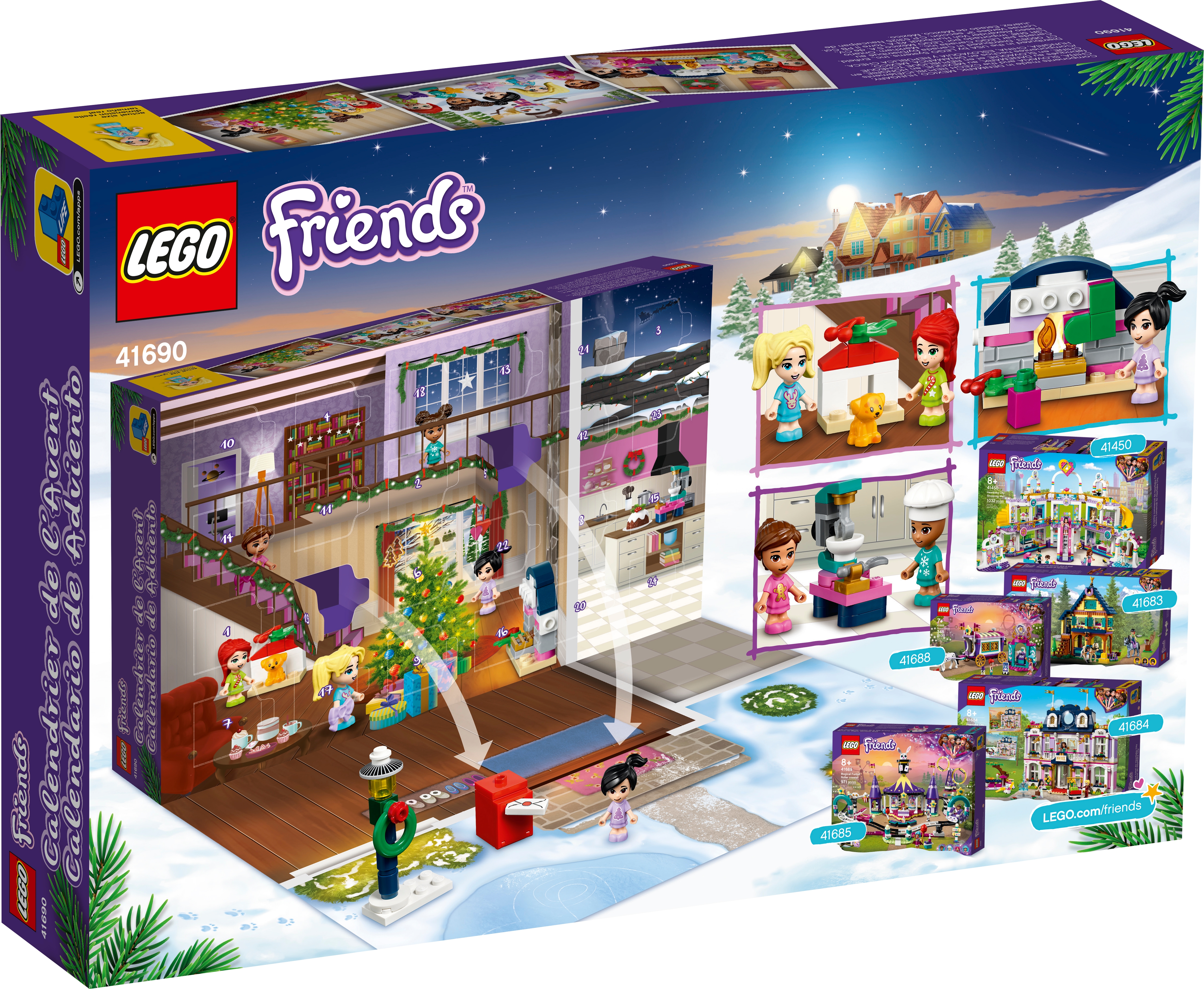 41690 - LEGO® Friends - Le calendrier de l'Avent LEGO® Friends LEGO : King  Jouet, Calendriers de l'Avent LEGO - Fêtes, déco & mode enfants