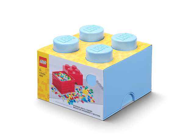 4-Stud Storage Brick – Light Blue - Image 3
