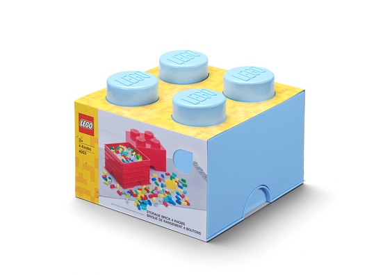 LEGO 5006169 - 4-knops opbevaringsklods – lyseblå