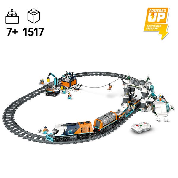 Explorers' Arctic Polar Express Train 60470 | City | Buy online at the Official LEGO® Shop US