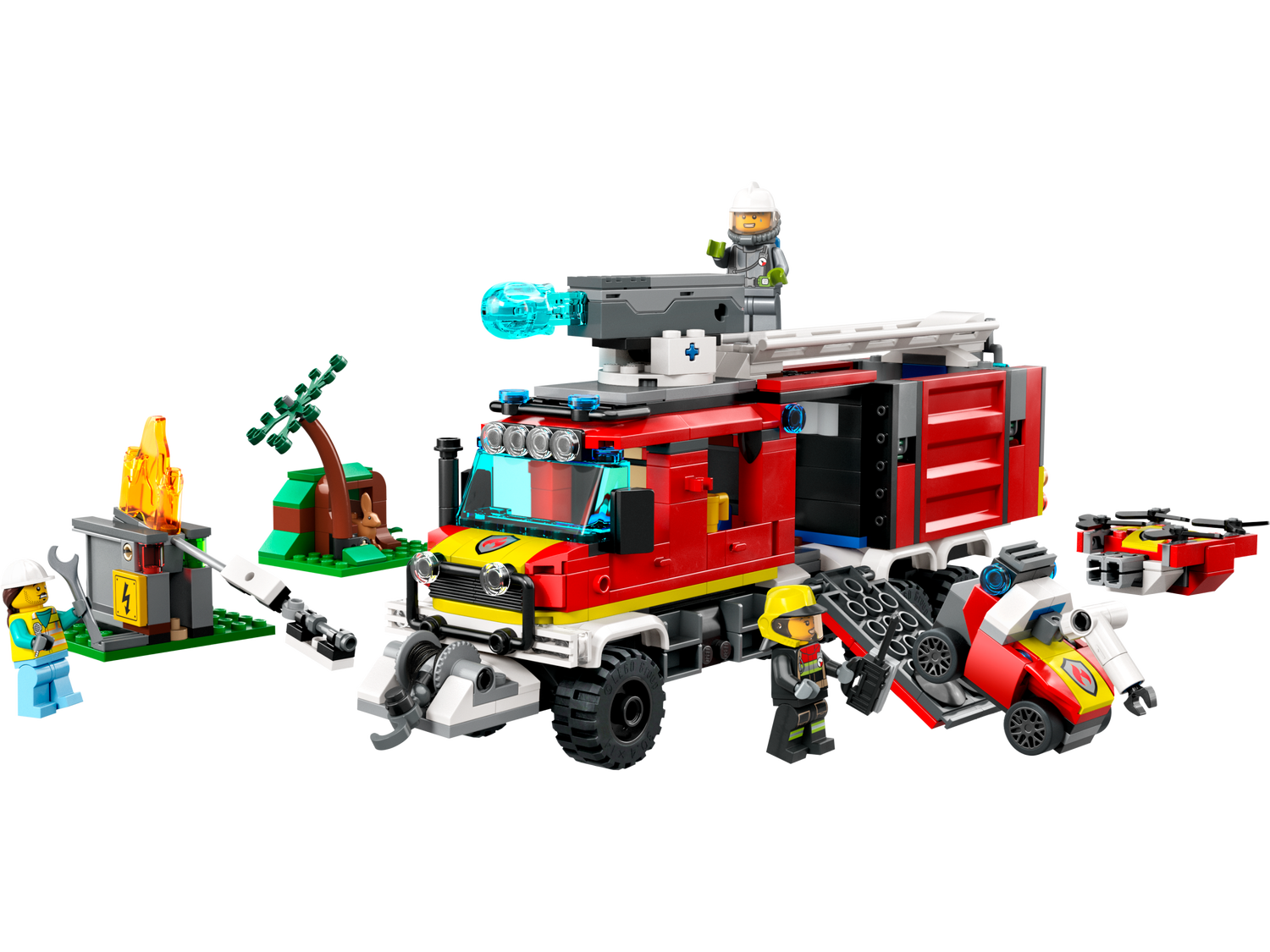 Shinkan Objector kampagne Fire Command Truck 60374 | City | Buy online at the Official LEGO® Shop US