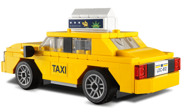LEGO 40468 Le taxi jaune — visuel 4 sur 7