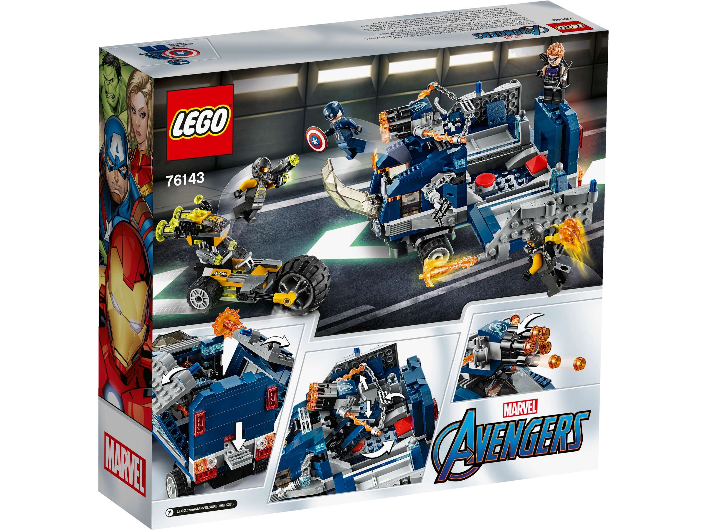 76143 for sale online LEGO Avengers Truck Take-down Super Heroes 