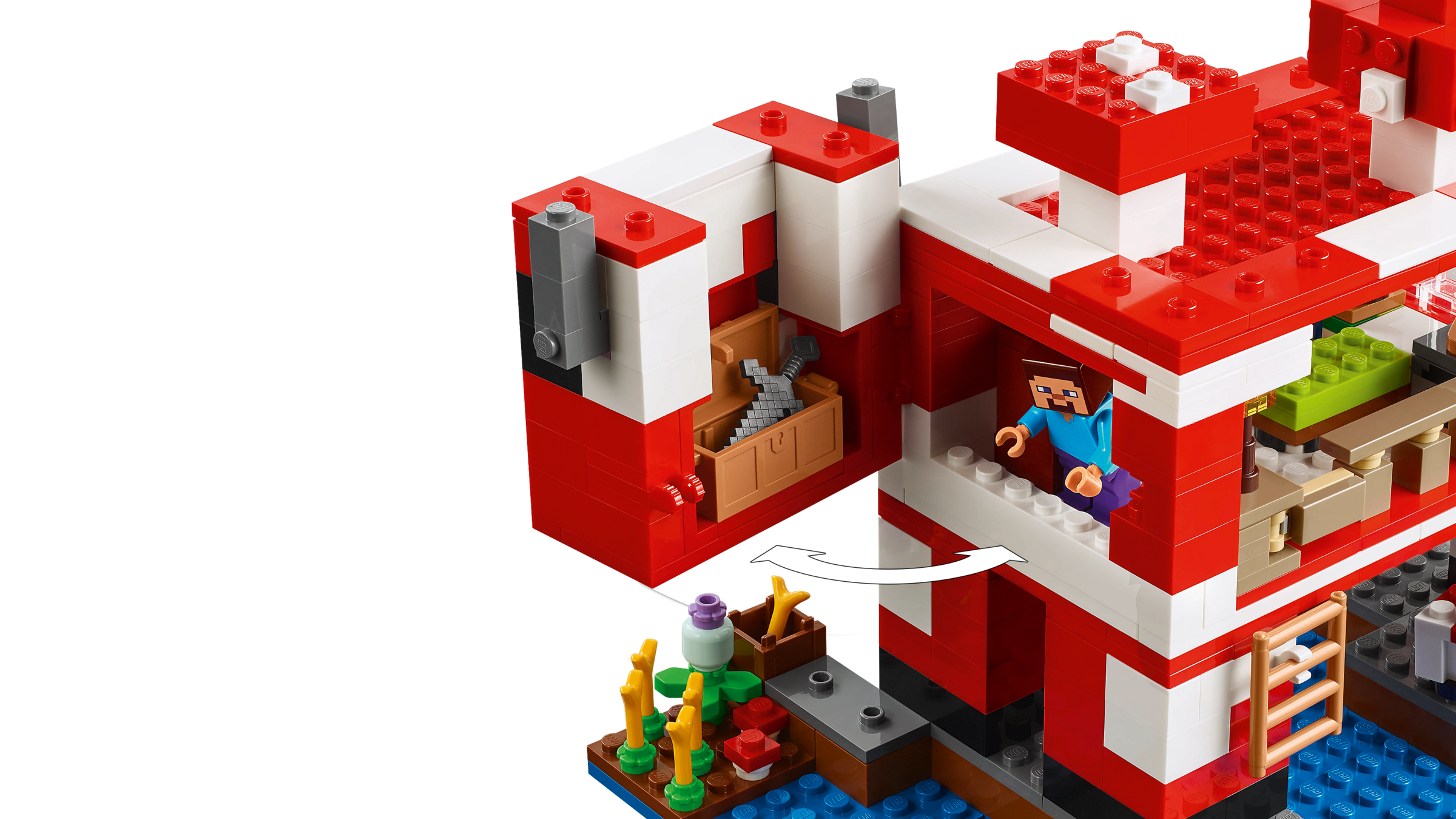 The Mooshroom House 21270 | Minecraft® | Buy online at the