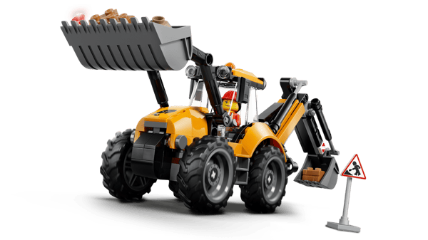 Yellow Backhoe Loader - Image 4