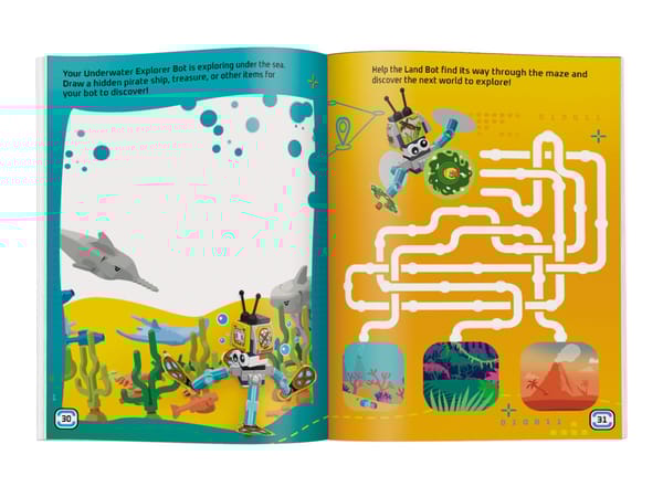 Build and Stick: Robots Book - Image 7