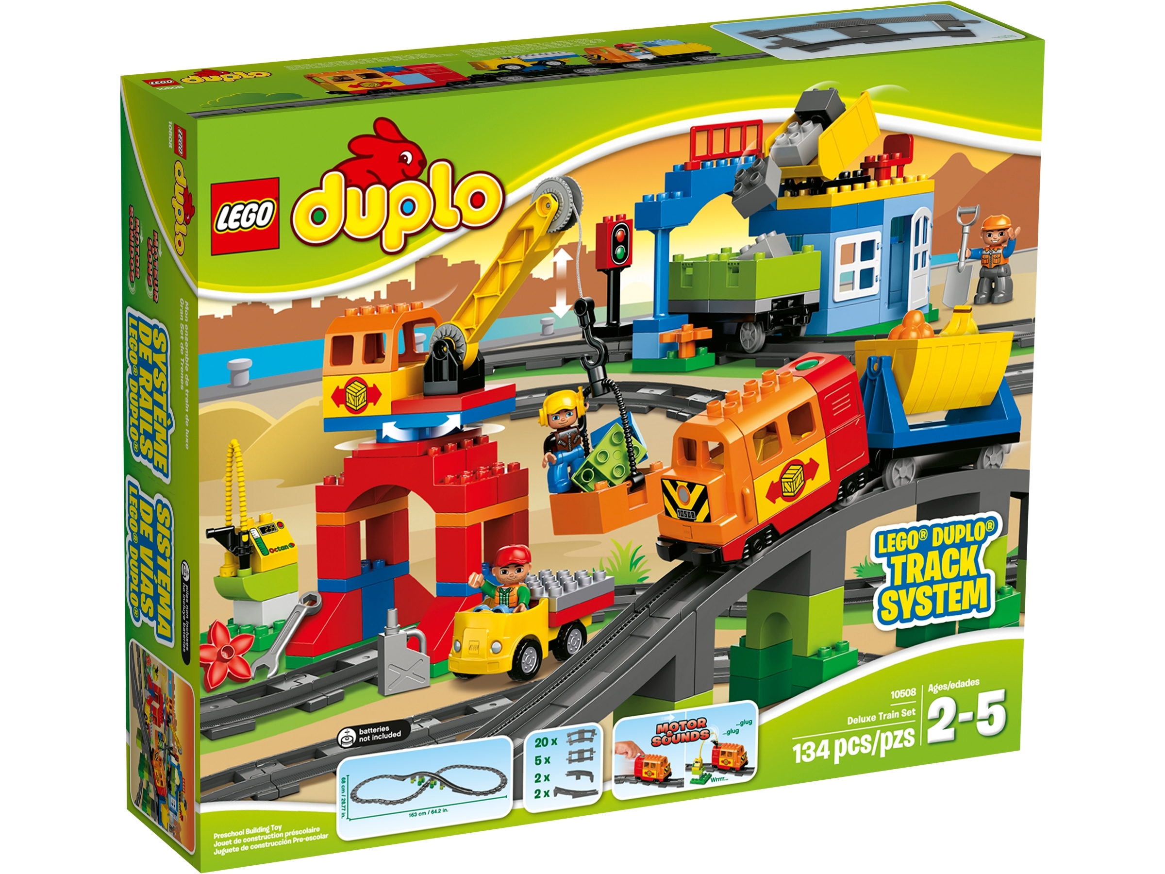 Productiecentrum Ezel maag Luxe treinset 10508 | DUPLO® | Officiële LEGO® winkel NL