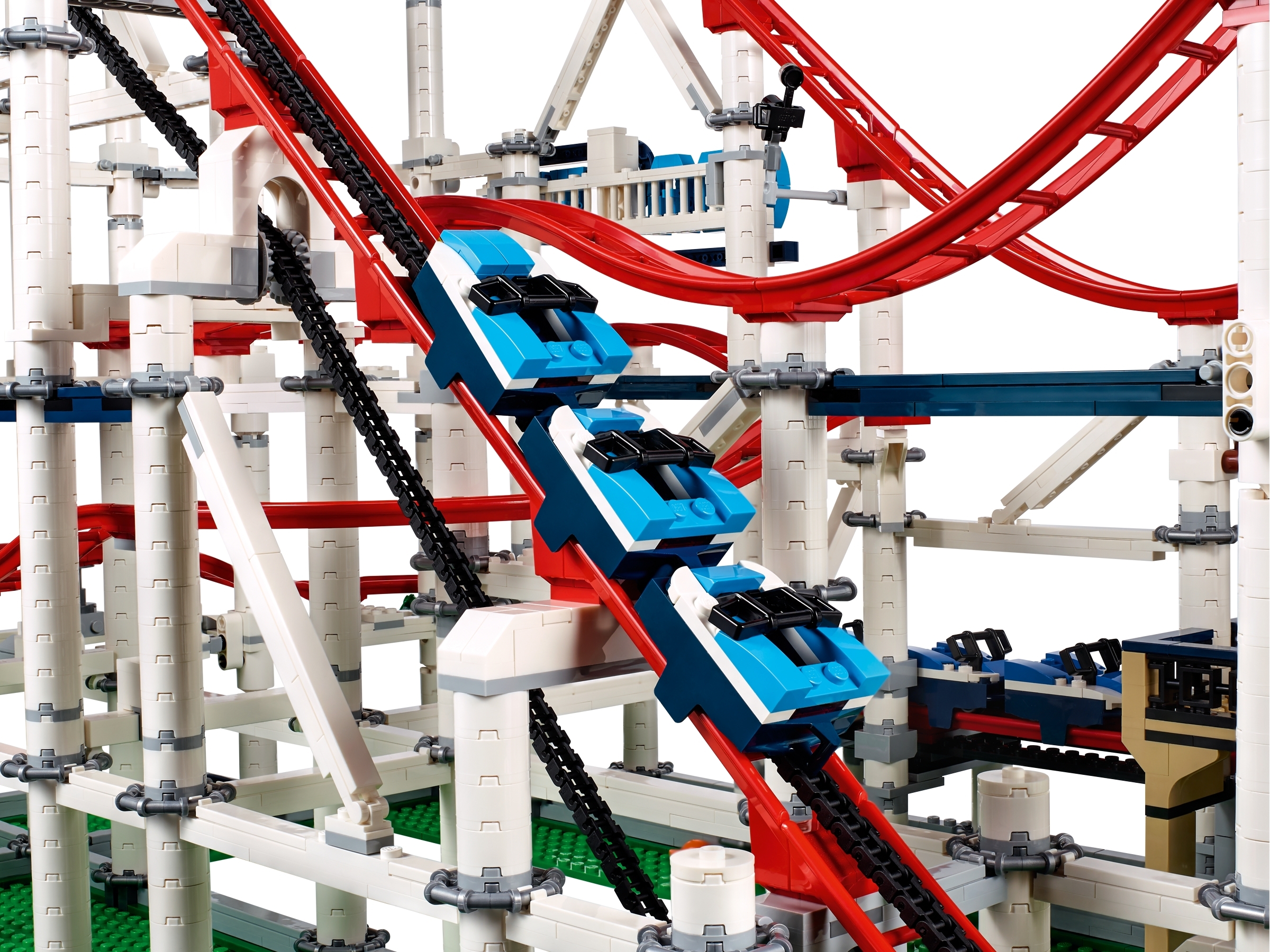 LEGO Achterbahn Schiene Rampe Steil in ROT Roller Coaster Ramp 26561 6229123 