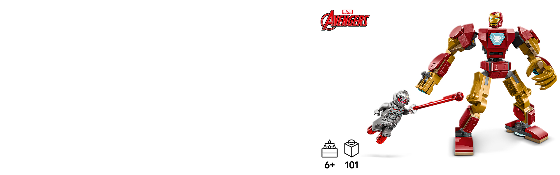 Iron Man Mech vs. Ultron 76307 | Marvel | Buy online at the