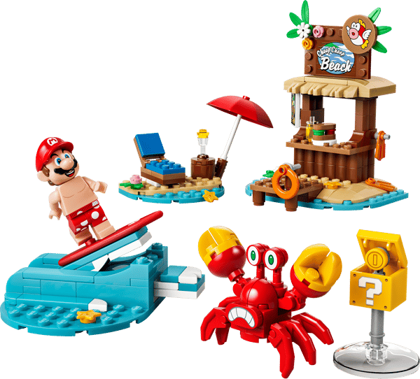 LEGO 72055 Aventures de Mario à la plage
