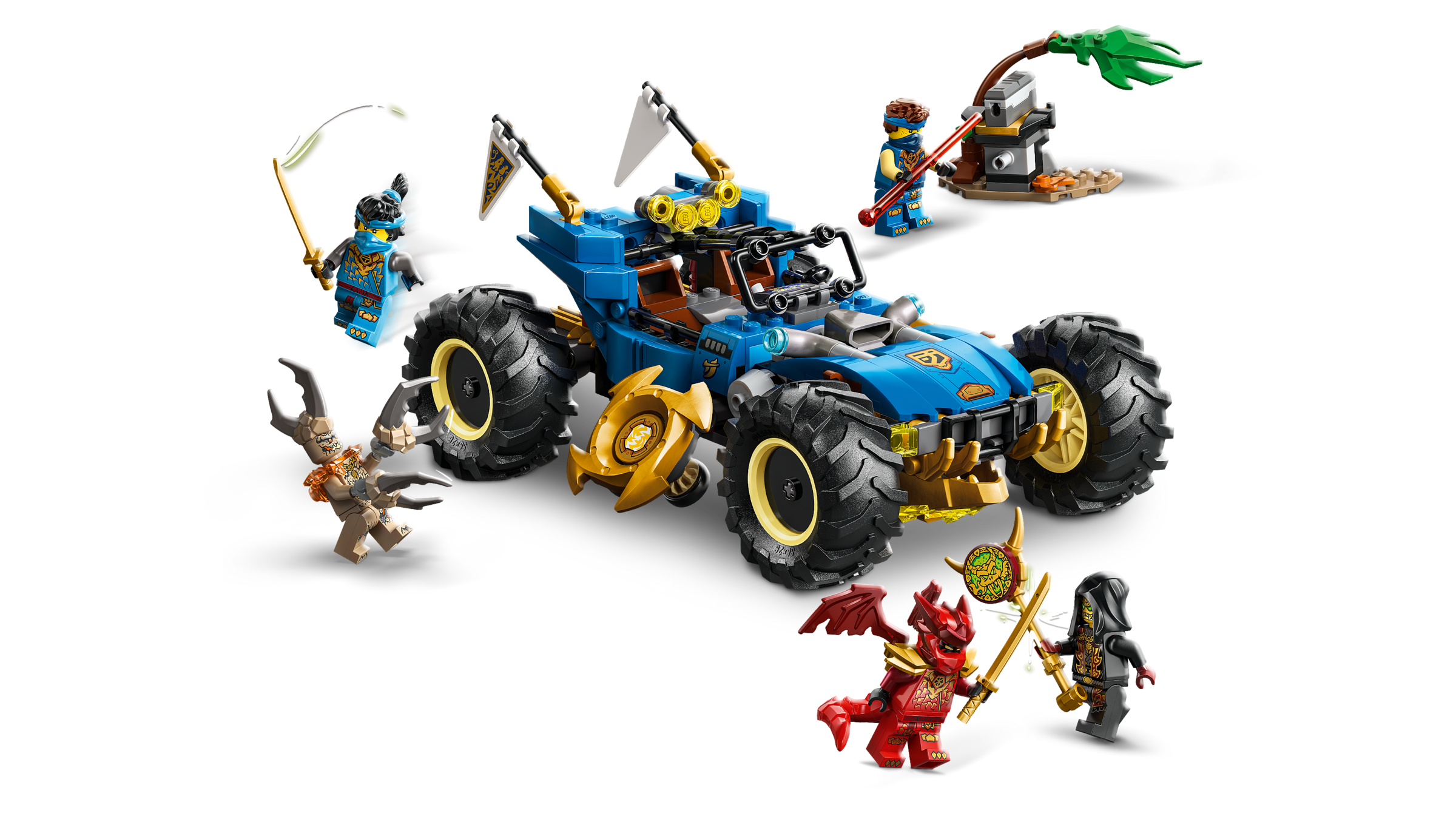Jay's Transforming Car 71856 | NINJAGO® | Buy online at the